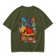 Olive Dungeons and Dragons Dice Bag Let's Roll Graphic T-Shirt