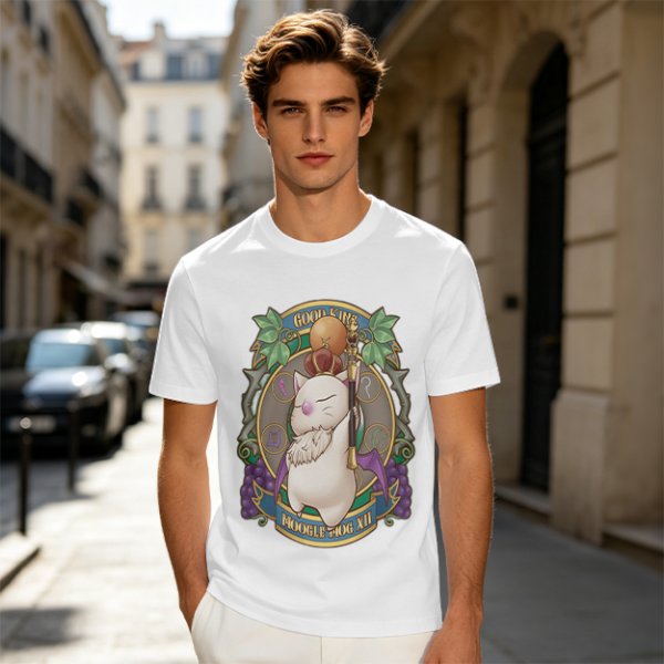 King Moogle Graphic Olive Green T-Shirt