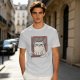 Olive T-shirt with Grumpy Cat on Retro Computer Print