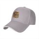 Black Baseball Cap with Vintage Themed Graphic Print