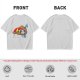Olive green t-shirt with sleeping sloth graphic design