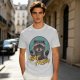 Olive Raccoon Eat Trash Graphic T-Shirt