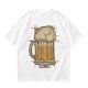 Beer Mug with Golden Ratio Graphic Novelty T-Shirt Print