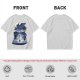 Olive T-Shirt With Magical Fantasy Creature Silhouette Art Print