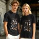 Olive T-Shirt With Cat Loaf Breeds Graphic Print