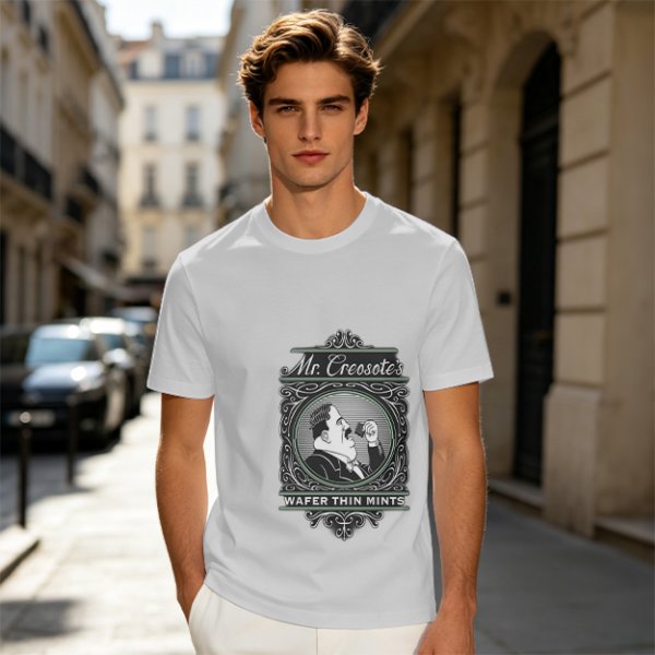 Mr. Creosote's Wafer Thin Mints Graphic T-Shirt