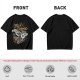 Make Coffee Not War Skeleton Hand Graphic T-Shirt