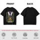 Olive T-Shirt With Alien Bunny Ears Egg Hunt Graphic