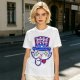 Olive T-Shirt With Patriotic Cat 'I Want You Right Meow' Print