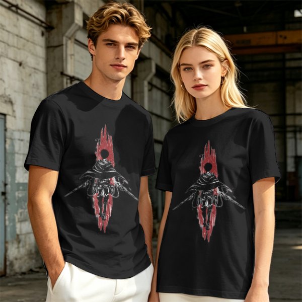 Attack on Titan Scout Regiment Silhouette Graphic T-Shirt