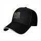 Black baseball cap with grim reaper 'You Got Plans?' print