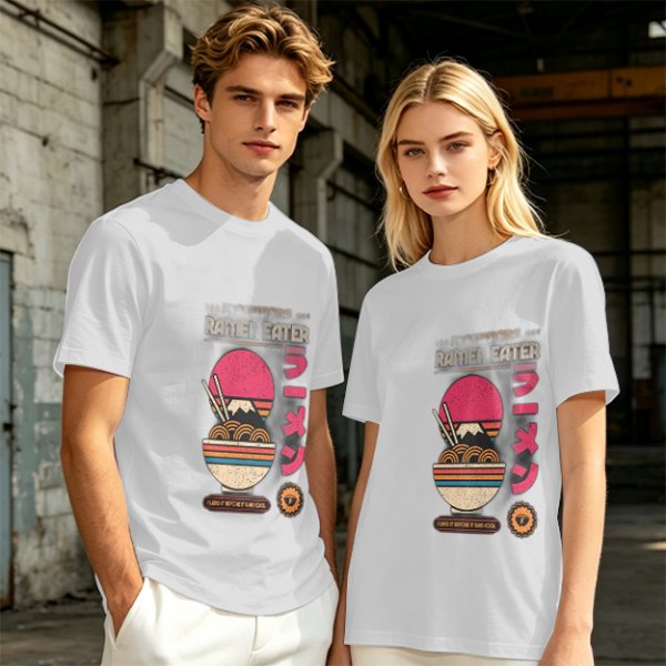 Professional Ramen Eater Retro Graphic T-Shirt Design