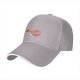 Black baseball cap with two decorative ramen bowl prints