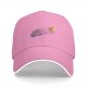 Black baseball cap with coffee themed graphic and text