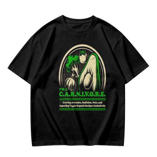 I'm a Carnivore Funny Vegetable Graphic T-Shirt