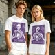 Olive T-Shirt With Skeleton Tarot Card 'The Coffee' Print