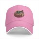 Black Baseball Cap With Ramen Bowl Cat Warrior Artwork