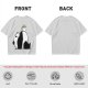 Olive T-Shirt With Panda Balancing Ramen Bowl Print