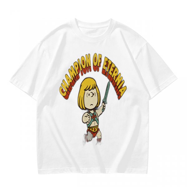 Champion of Eternia Cartoon Character Graphic T-Shirt