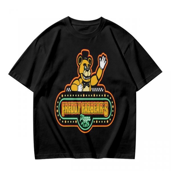 Freddy Fazbear's Pizza Place Graphic Olive T-Shirt