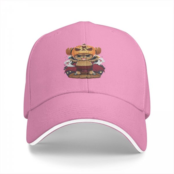 Black baseball cap with Halloween pumpkin reindeer character and ghosts print