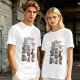 Olive T-Shirt With Cat Loaf Breeds Graphic Print