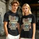 Olive graphic tee with 'Therapy is expensive sarcasm is free' print
