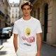 Olive T-Shirt With Happy Fried Egg And Bacon Graphic Print