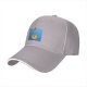 Black Baseball Cap With Underwater Pac-Man Graphic Print