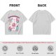Olive T-Shirt With Cute Dinosaur Ice Cream Graphic Print
