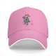 Black Baseball Cap With Samurai Warrior And Red Sun Print