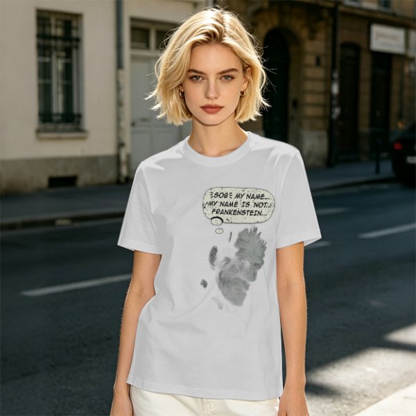 Frankenstein Monster 'My Name Is Not Frankenstein' Graphic T-Shirt