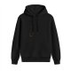 Black Hoodie with Gold Script Style Chest Graphic