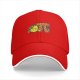 Black Baseball Cap With Pi Pie Lemon Graphic Design