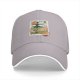 Black Baseball Cap with Howl's Moving Castle Scarecrow Stamp Art