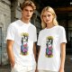 Olive T-Shirt With Cereal Killer Bunny Graphic Print