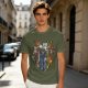 Olive T-Shirt With Cute How To Train Your Dragon Character Print