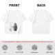 Olive Green T-Shirt With Chibi Bearded Man In Suit Graphic