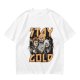 Olive Graphic T-Shirt with Stay Gold Rock Band Artwork