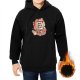 Black Hoodie with Insert Coffee To Begin Arcade Machine Print