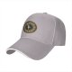 Black baseball cap with vintage clock face graphic