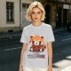 Olive T-Shirt with Cute Red Panda and I Just Don't Care Print
