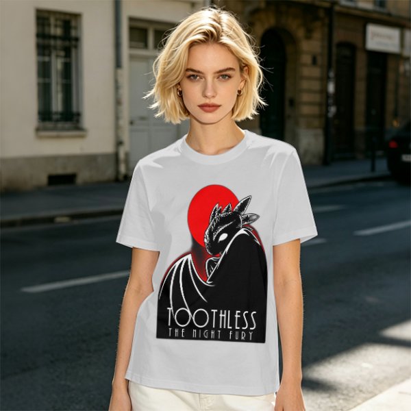 Toothless The Night Fury Dragon Graphic T-Shirt
