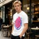 Olive T-Shirt With Funny Colon Graphic 'Keeps Your Poop On The Way' Print