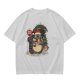 Christmas Totoro at Bus Stop Graphic T-Shirt