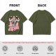 Olive T-Shirt Featuring He-Man Master of the Eighties Graphic