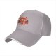 Black Baseball Cap With Autumn Dragon D20 Print For Tabletop RPG Fans