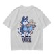 Olive green t-shirt with a husky holding pupcakes graphic