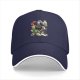 Black Baseball Cap With Cute Cats Cooking Food Graphic