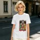 Olive t-shirt with creepy Teletubbies 'Always Say Bye-bye' print